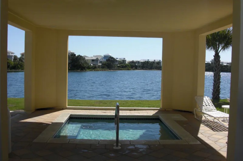 Waterfront Pool and Hot Tub Carillon Beach Resort Inn PCB