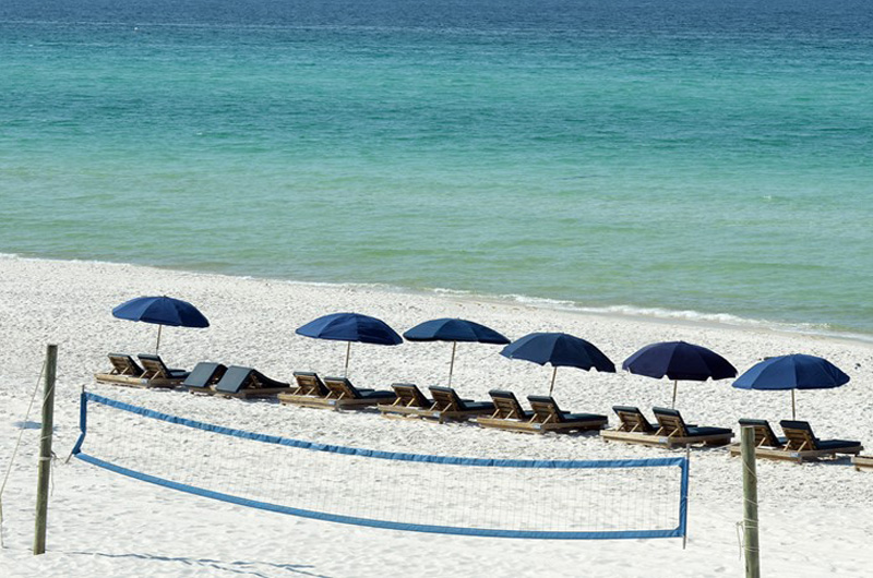 The Gulf and beach are just steps from you unit at Continental Condominiums in Panama City Beach Florida
