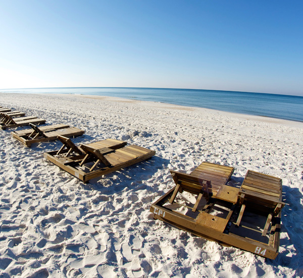 Relax on the beach at Grandview East Resort in Panama City Beach Florida