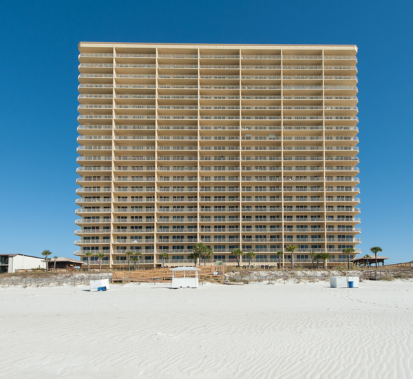 Gulf Crest Condominiums in Panama City Beach Florida is beach front