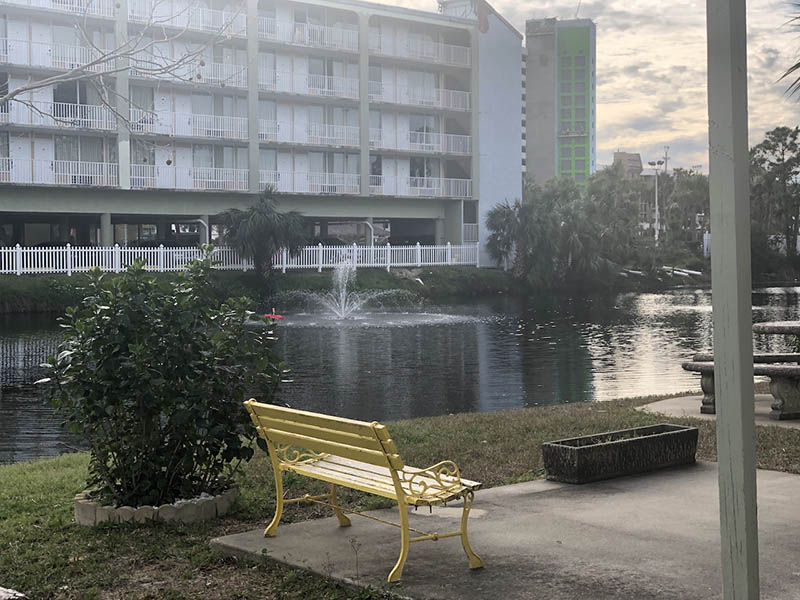 The lake is a beautiful view for Gulf Highlands Panama City Beach Florida