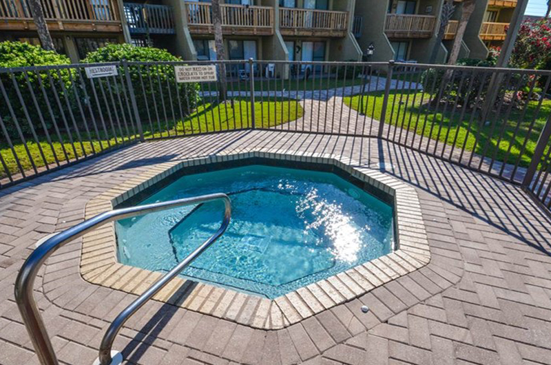 Let the stress wash away in the hot tub at Largo Mar in Panama City Beach FL