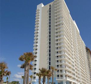 Exterior view of Majestic Beach Resort in Panama City Beach FL