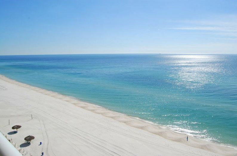 Azure waters at Majestic Beach Resort in Panama City Beach FL