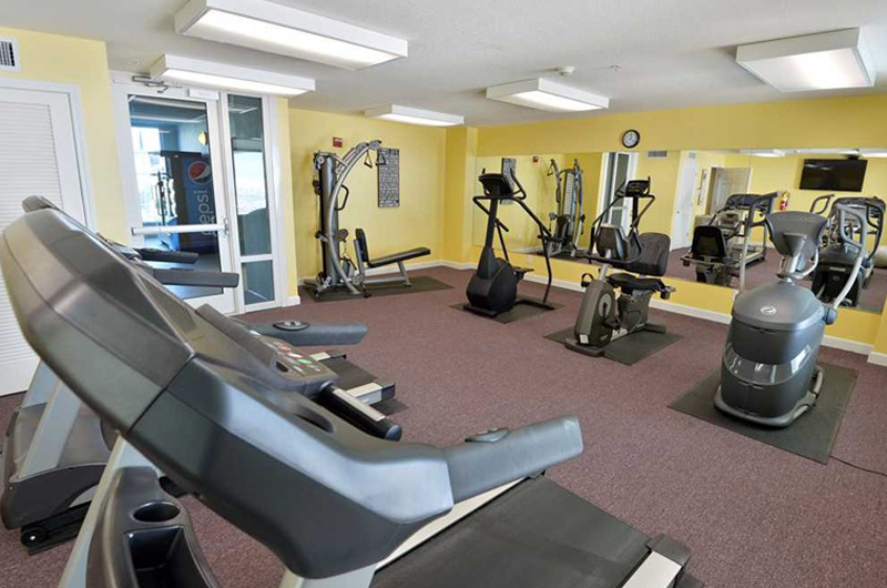 Get in shape in the gym at Marisol in Panama City Beach Florida