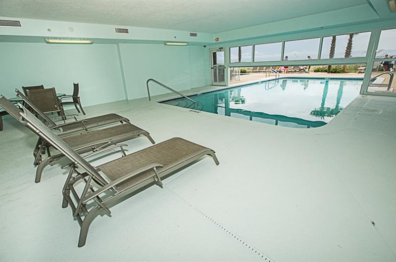 Perfect pool for a rainy day at Ocean Villa in Panama City Beach FL