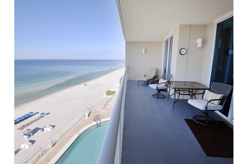 Relax on our balcony and enjoy amazing views from Palazzo in Panama City Beach Florida
