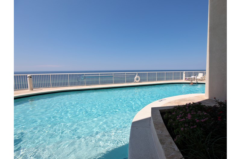 Inviting pool at Palazzo in Panama City Beach Florida