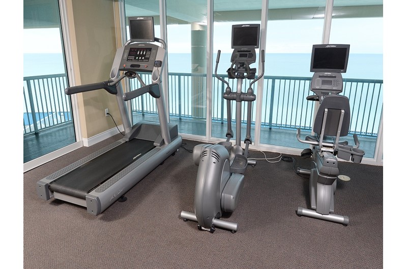 Get fit in the gym at Palazzo in Panama City Beach Florida