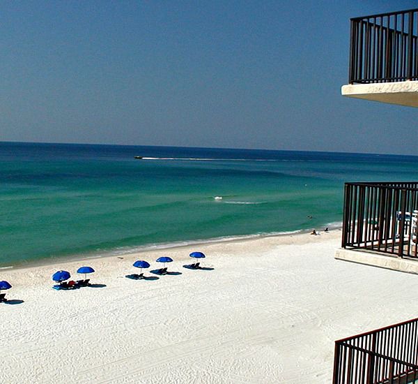 Beachfront balconies at Pelican Walk Panama City