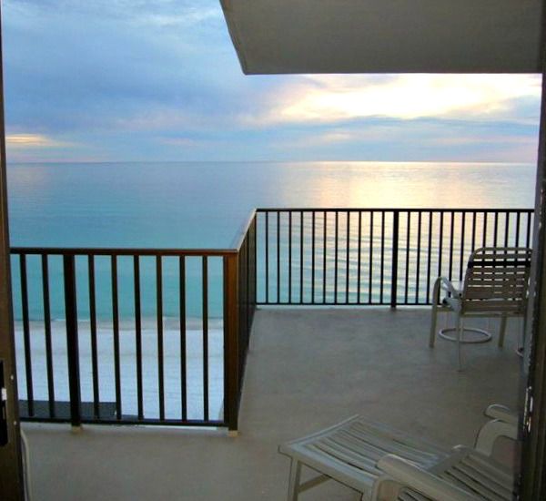 Sunset balcony view at Pelican Walk Panama City