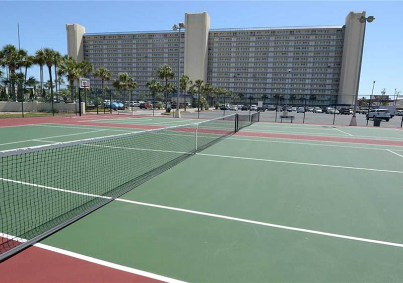 Enjoy a round of tennis at Summit Beach Resort in Panama City Beach Florida