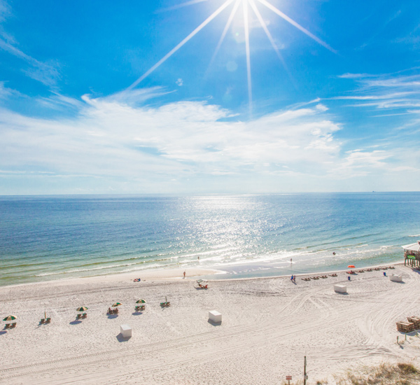 Fantastic view from Sunbird Beach Resort in Panama City Beach Florida
