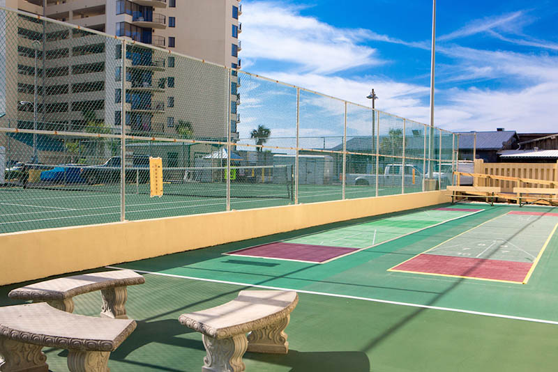 Tennis is available at Sunbird Beach Resort in Panama City Beach Florida