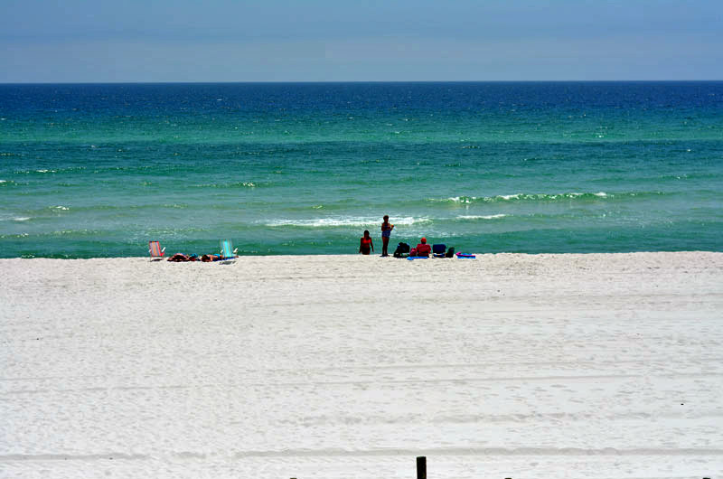 The beach at The Shores in Panama City Beach FL