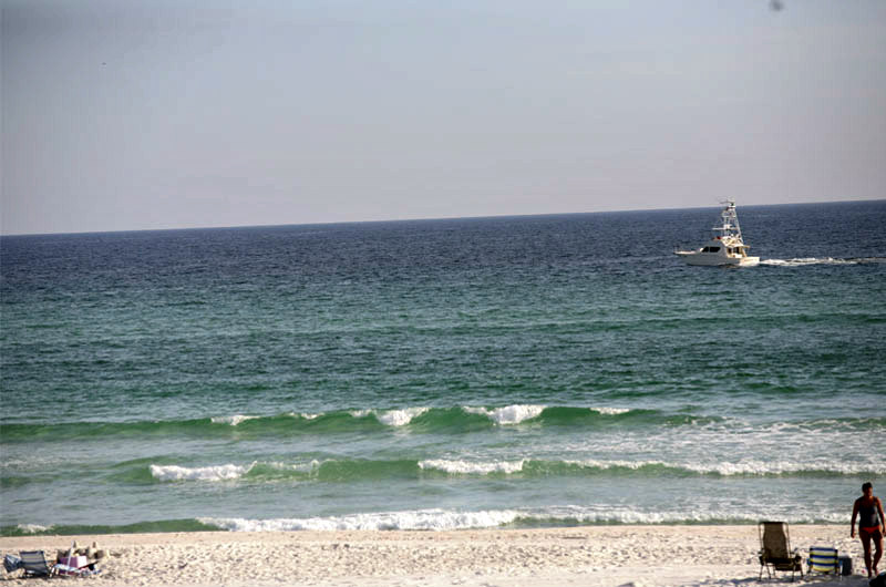 Beach view at The Shores in Panama City Beach FL