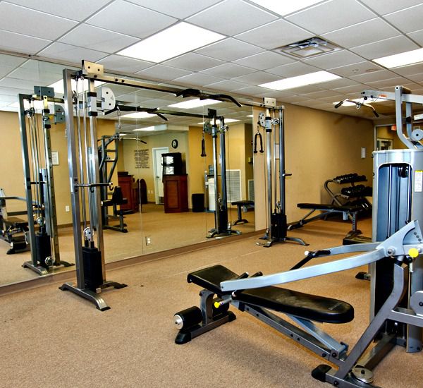 Fitness center at Tidewater Beach Resort in Panama City Beach Florida