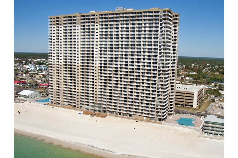 Tidewater Beach Resort in Panama City Beach Florida is located directly on the Gulf of Mexico