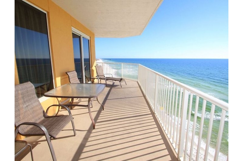 Nice view of the Gulf from corner unit at Treasure Island in Panama City Beach Florida