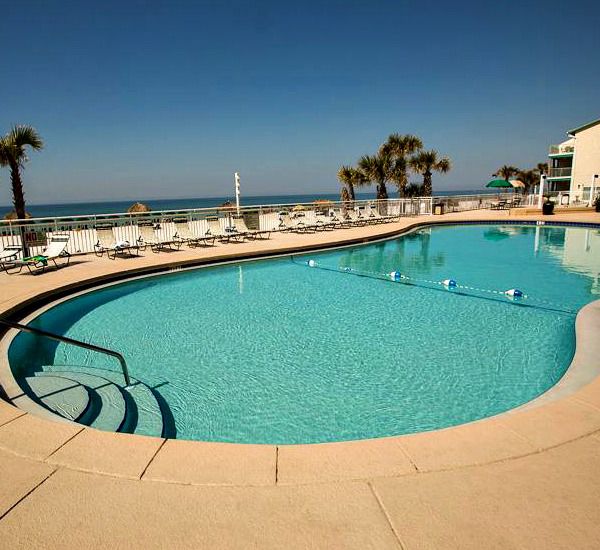 Huge pool at Watercrest Condominium in Panama City Beach Florida