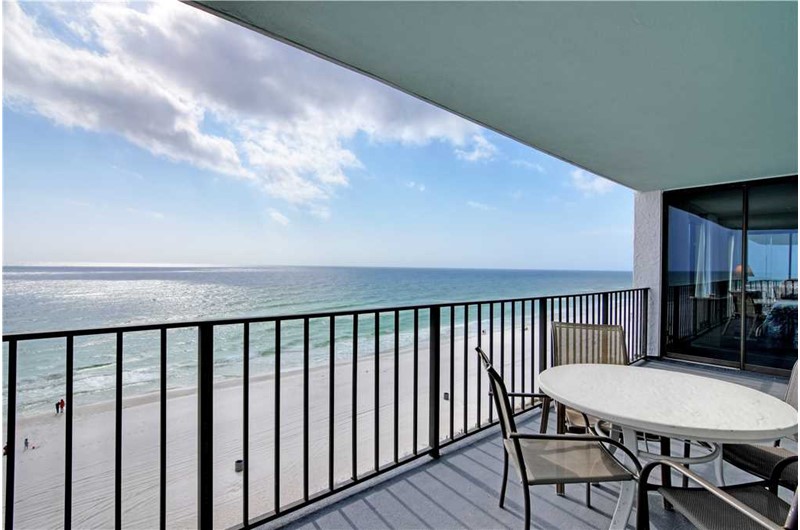 See down the coast from Watercrest Condominiums in Panama City Beach Florida