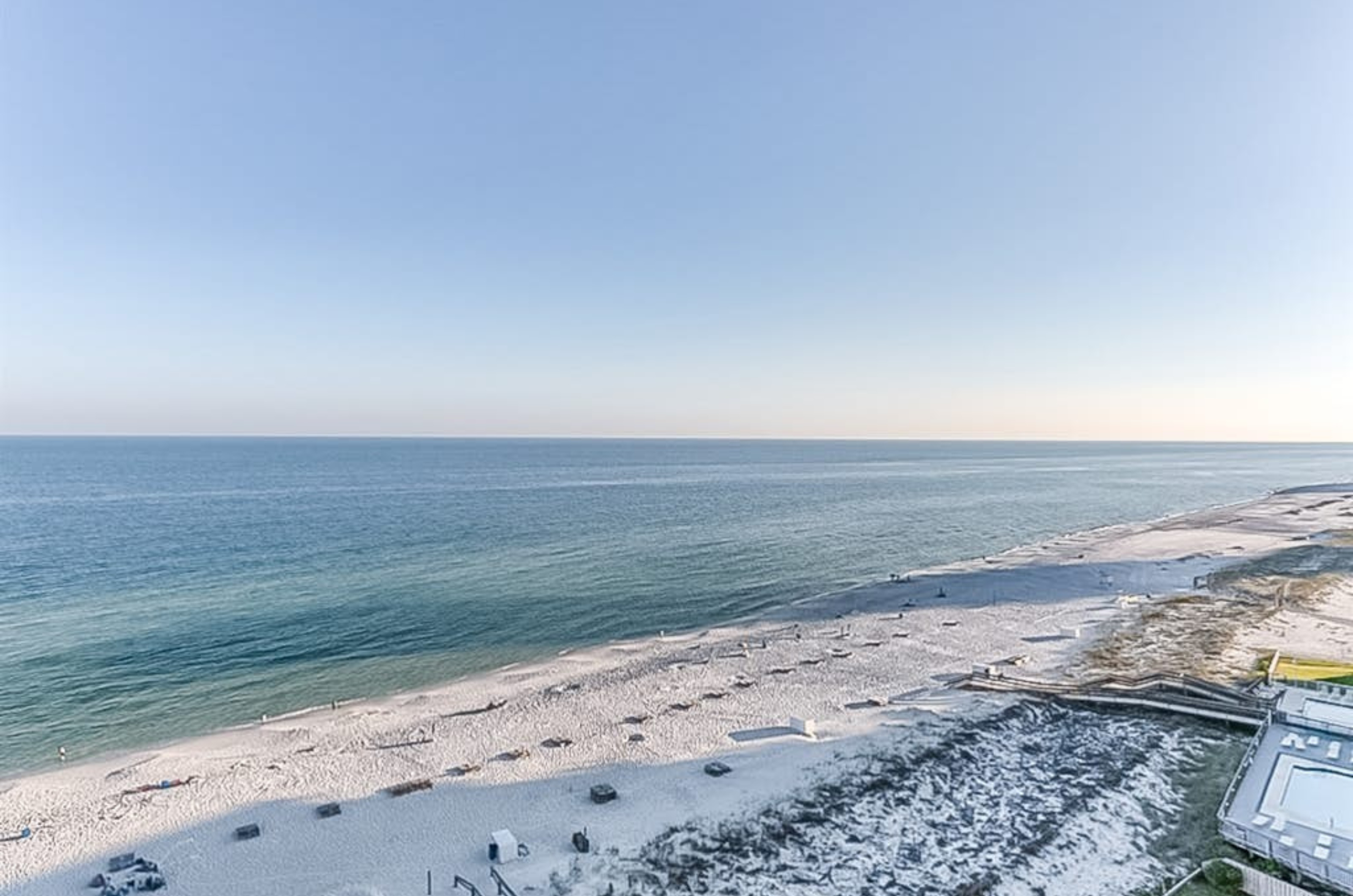 View of the Gulf of Mexico from a private balcony at Perdido Sun