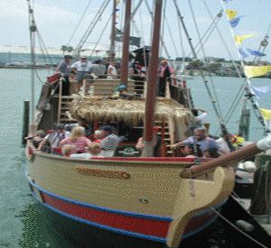 Pirate Ship at Johns Pass in St. Pete Beach Florida
