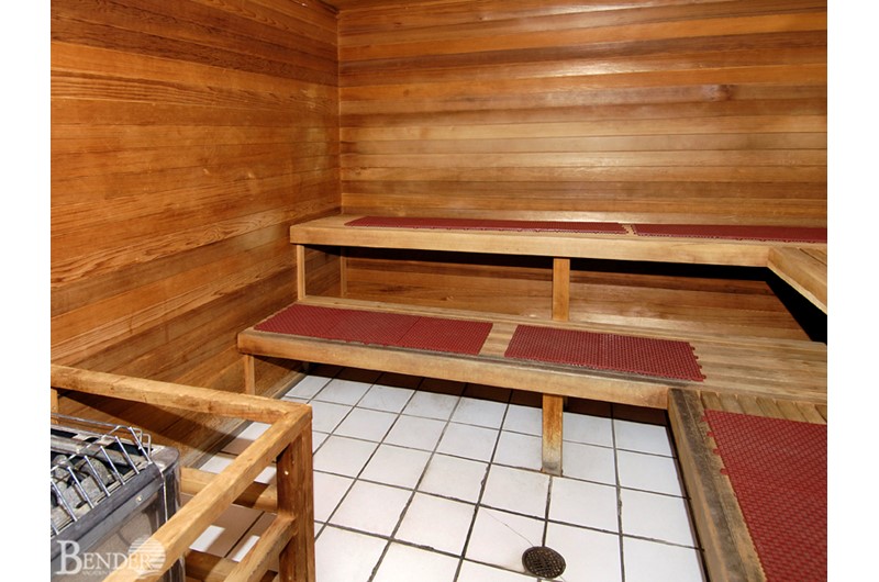 Royal Palms has a lovely sauna for your pleasure in Gulf Shores Al