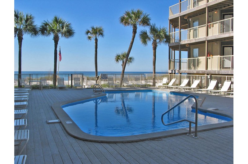 Dive into the refreshing pool at Sandpiper Condos in Gulf Shores AL