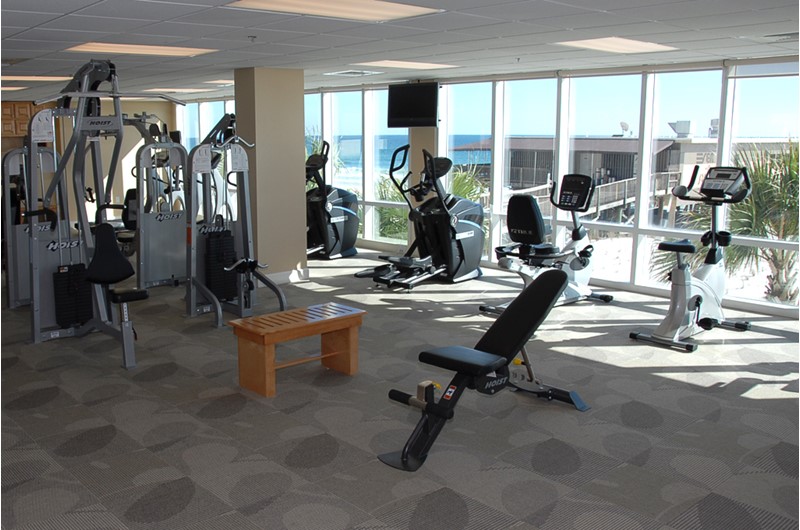 Enjoy beach views while getting your workout at Seawind in Gulf Shores Alabama