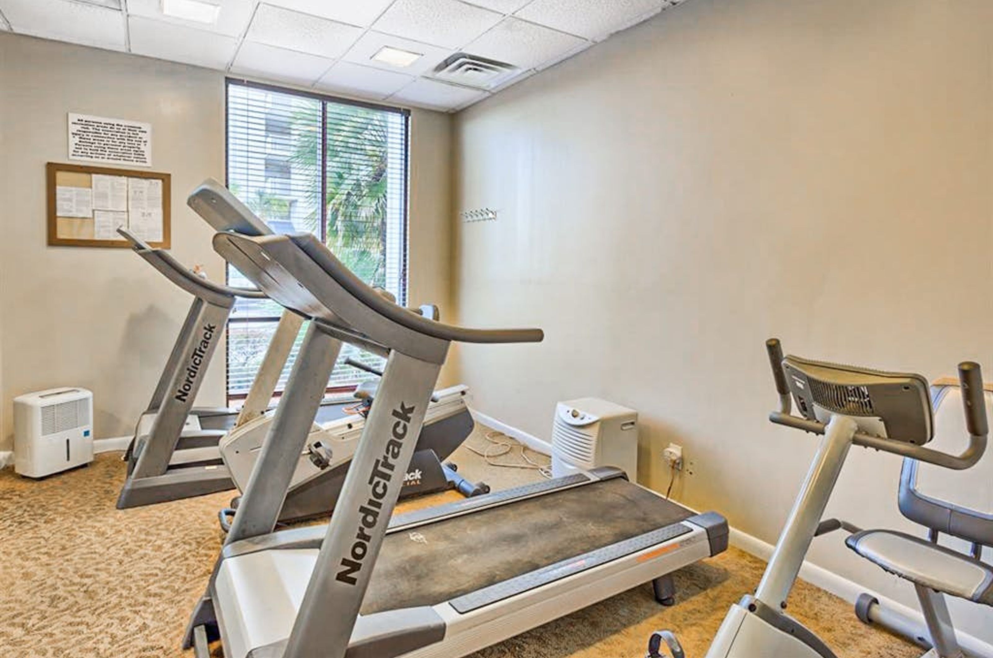 Treadmills in the gym at Shoalwater Condominiums in Orange Beach Alabama 