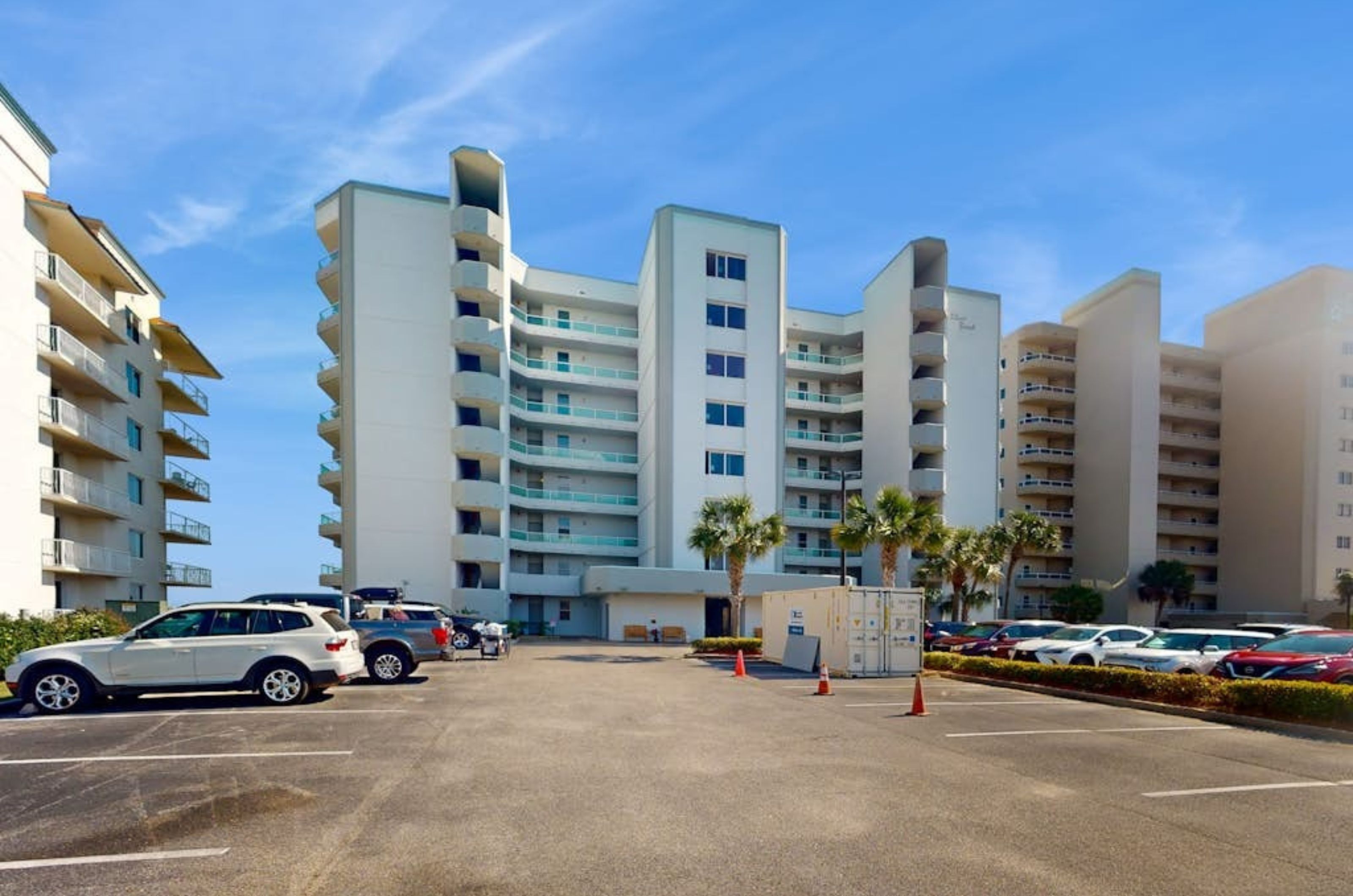 View from the parking lot of Silver Beach in Orange Beach Alabama 