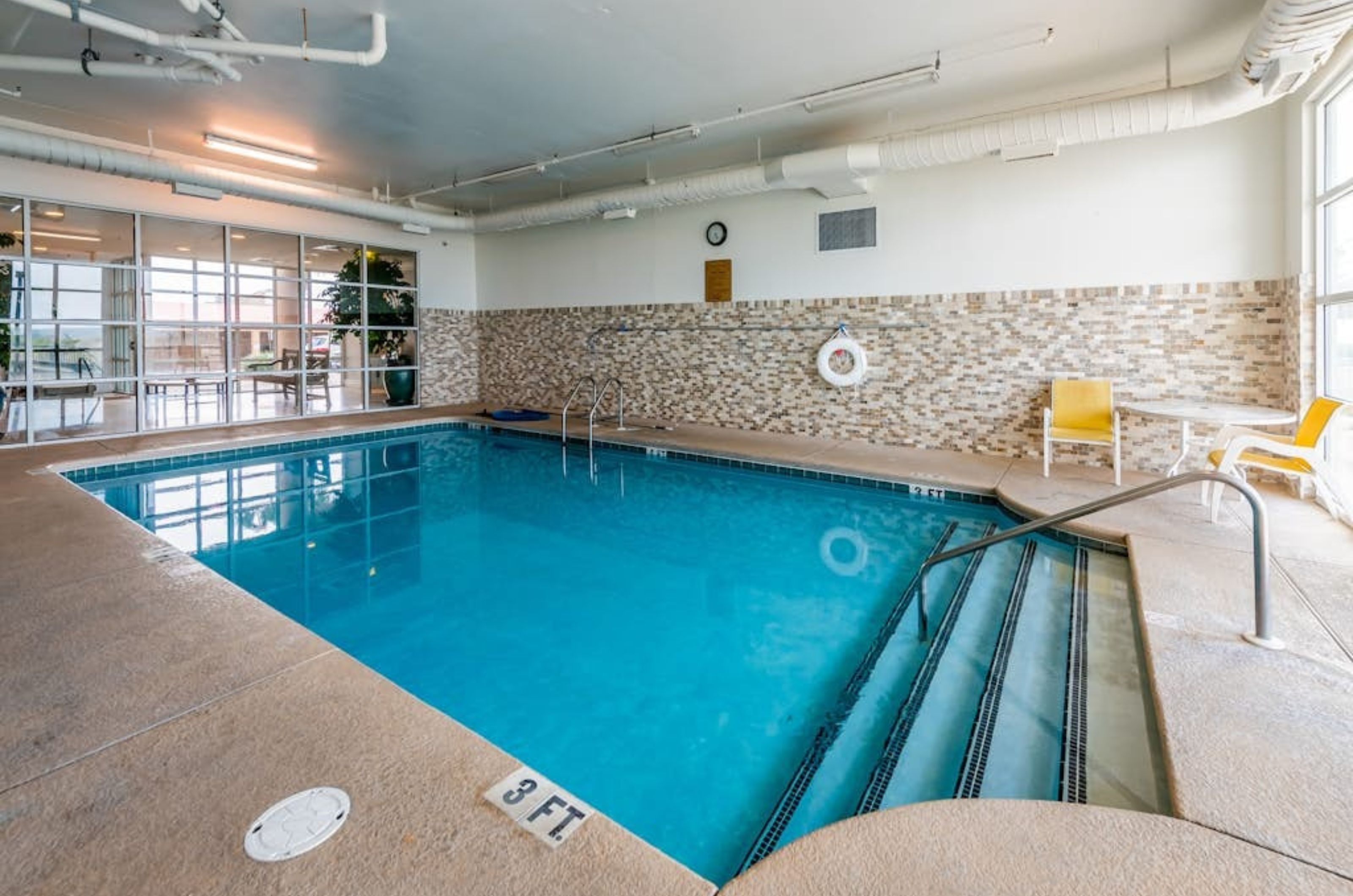 The indoor swimming pool at Spanish Key Condos in Perdido Key Florida 