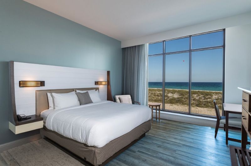 Enjoy your king suite with amazing beach views