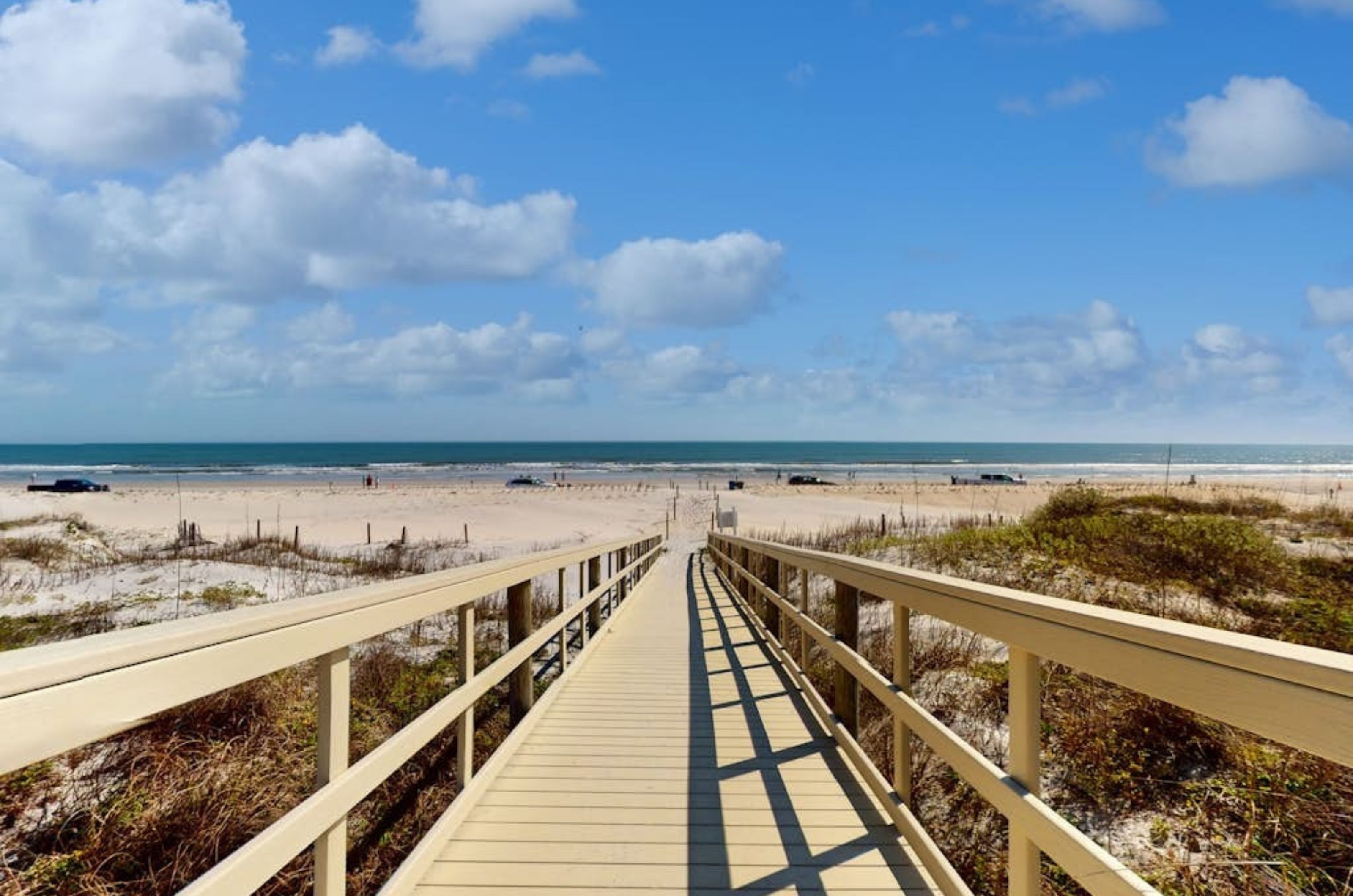 Boardwalk leading to the beach in St. Augustine Florida