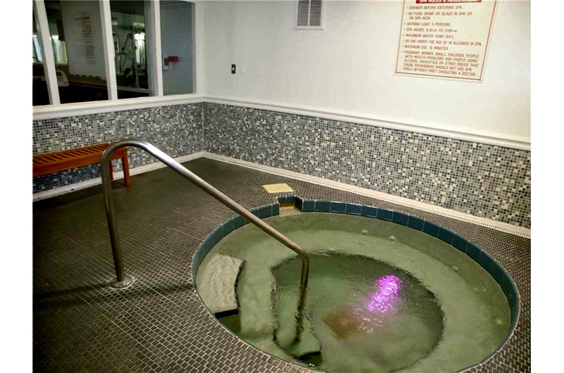 Indoor Hot Tub at Madeira Beach and Yacht Club in Madeira Beach FL