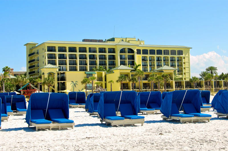 Beachfront Sirata Beach Resort in St. Pete Beach FL