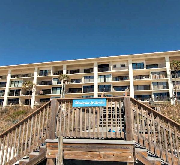 Boardwalk to the beach at Sterling Resorts at Miramar Beach in Destin Florida