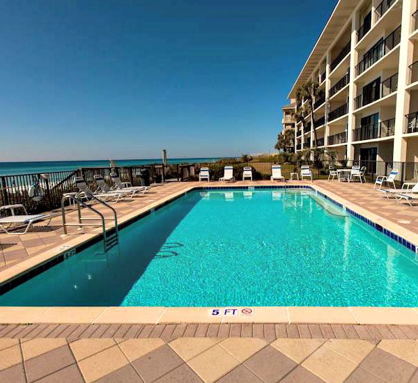 Beachside pool at Sterling Resorts at Miramar Beach in Destin Florida