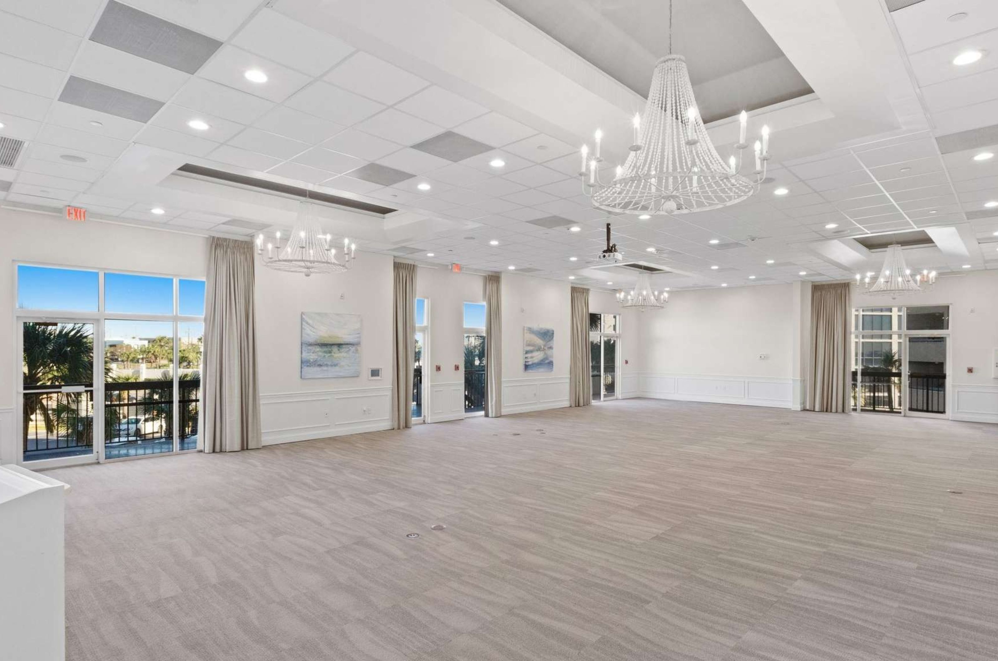 The spacious meeting space at SunDestin Beach Resort in Destin Florida 