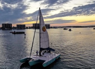 Swim and Sail Sunset in Destin Florida