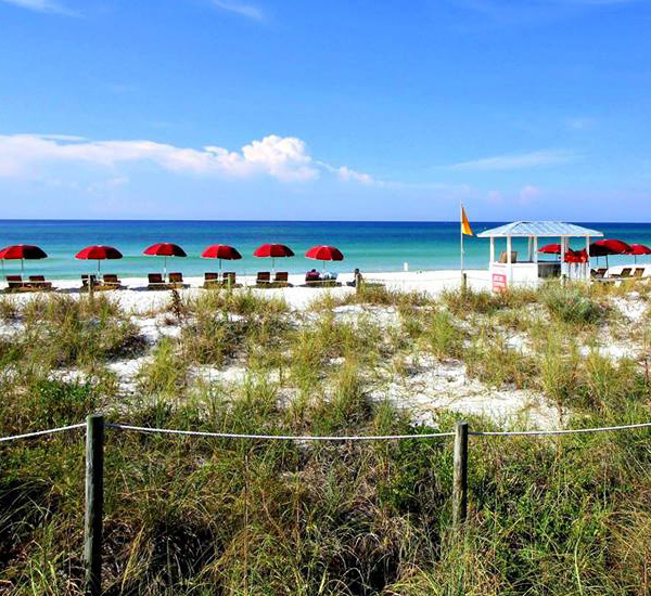 Beach services at The Chateau  in Panama City Beach Florida