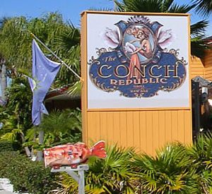 The Conch Republic Grill & Raw Bar in St. Pete Beach Florida