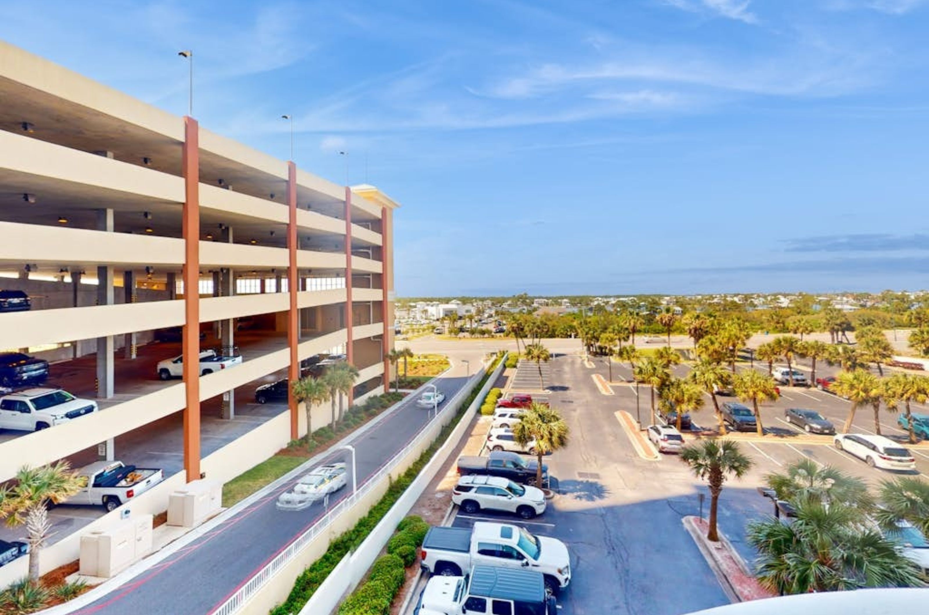 The parking garage at Tidewater in Orange Beach Alabama