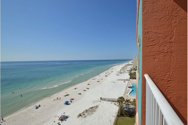 Beautiful Gulf vistas from Westwind Condominiums in Gulf Shores Alabama